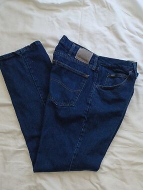 Lee Men's Navy Straight-Leg Jeans, Regular Fit.  34 X 32